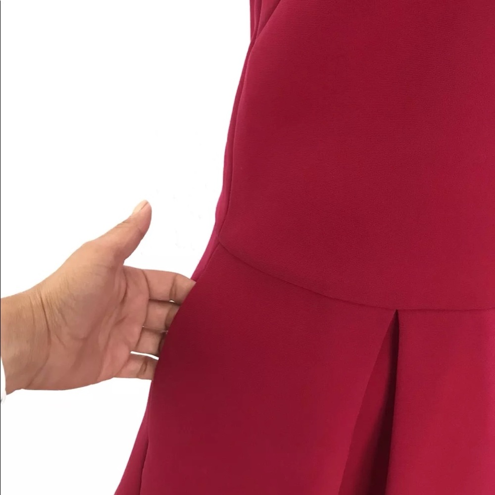 Thakoon Pink Drop Waist Pleated Dress - Picture 5 of 6